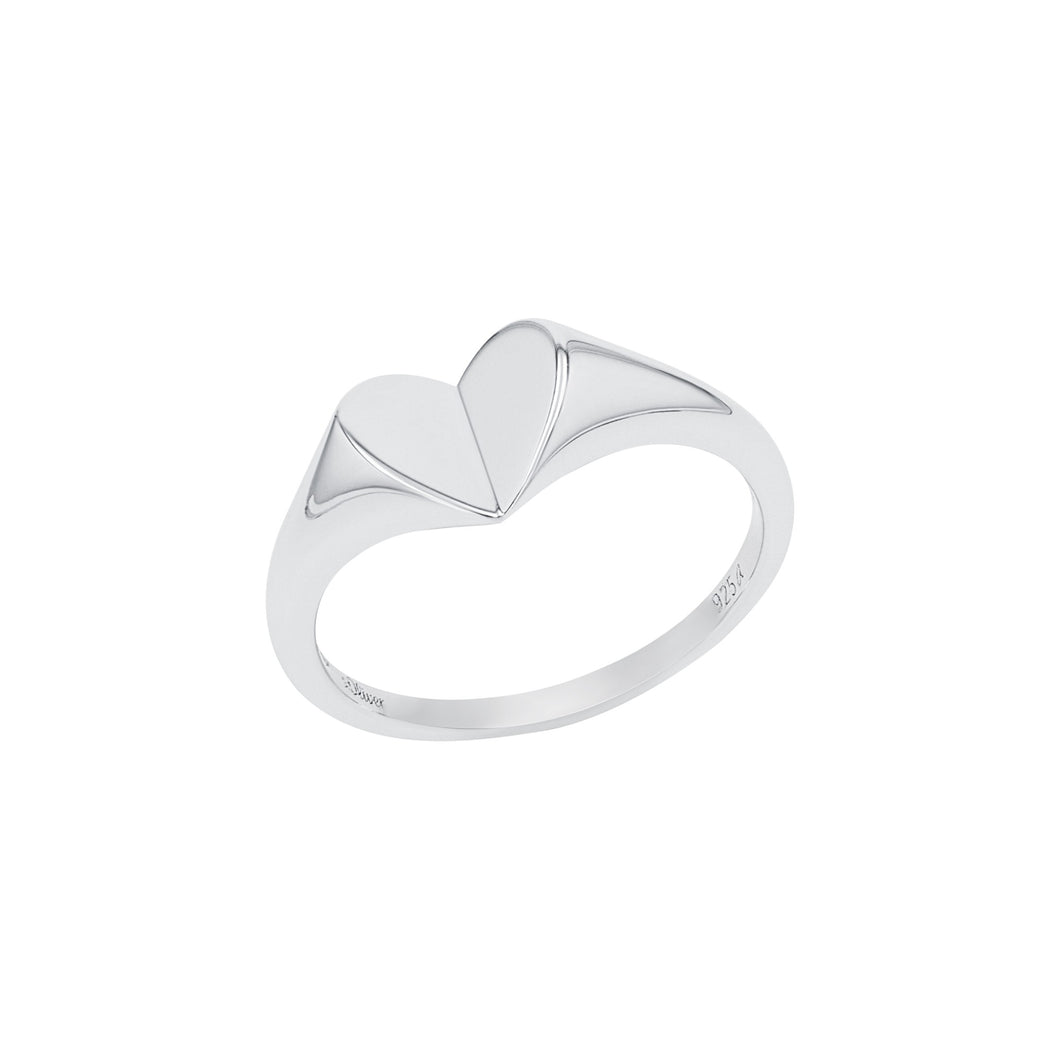 s.Oliver Jewel Damen Ring Silber 925 silber Herz 204059