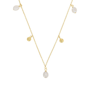 s.Oliver Jewel Damen Kette Halskette Silber 925 gold Perlen 2040597