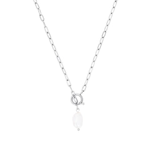 s.Oliver Jewel Damen Kette Halskette Silber 925 Perle 2040600
