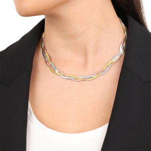 s.Oliver Jewel Damen Kette Halskette Edelstahl Schlangen 2040602
