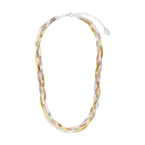 s.Oliver Jewel Damen Kette Halskette Edelstahl Schlangen 2040602