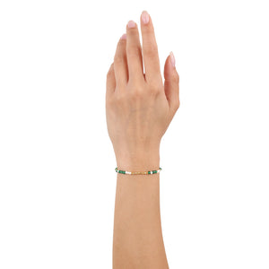 s.Oliver Jewel Damen Armband Armkette Beads Edelstahl Perlen 2040604