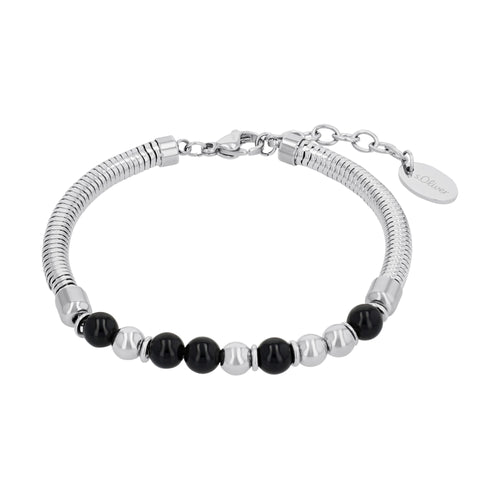 s.Oliver Jewel Damen Armband Armkette Beads Edelstahl 2040606