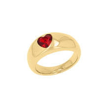 Laden Sie das Bild in den Galerie-Viewer, s.Oliver Jewel Damen Ring Edelstahl IP Gold Zirkonia Herz 204061