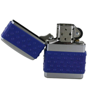Zippo Feuerzeug Modell 205 Regular Satin Chrome CHR/BLUZ