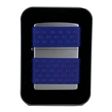 Laden Sie das Bild in den Galerie-Viewer, Zippo Feuerzeug Modell 205 Regular Satin Chrome CHR/BLUZ