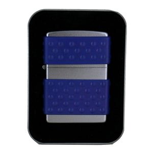 Zippo Feuerzeug Modell 205 Regular Satin Chrome CHR/BLUZ
