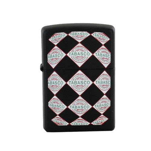 Zippo Feuerzeug Modell 218TAB 435 Tabasco Sauce Black Matte