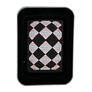 Zippo Feuerzeug Modell 218TAB 435 Tabasco Sauce Black Matte