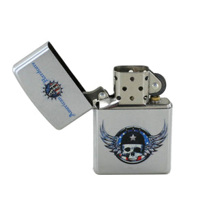 Zippo Feuerzeug Modell  Modell 220101 American Hardcore Winged Skull