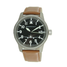 Laden Sie das Bild in den Galerie-Viewer, Aristo Herren Messerschmitt Uhr Fliegeruhr Titan ME 262 / 262-M