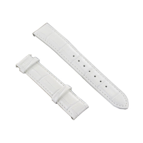 Ingersoll Ersatzband für Uhren Leder weiss Kroko 18 mm