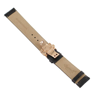 Ingersoll Ersatzband für Uhren Leder braun Kroko Faltschl. Rosé 22 mm