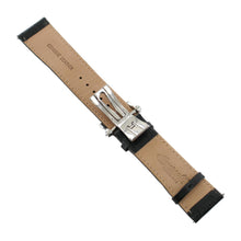 Laden Sie das Bild in den Galerie-Viewer, Ingersoll Ersatzband für Uhren Leder schwarz Kroko Spezialschl. 24 mm