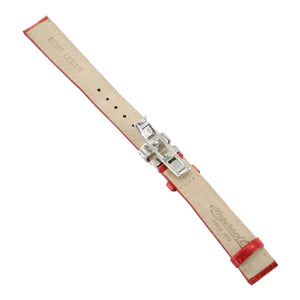 Ingersoll Ersatzband für Uhren Leder rot Kroko Faltschl. Si 16 mm