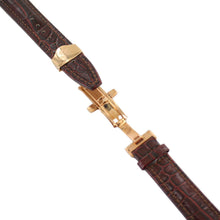 Laden Sie das Bild in den Galerie-Viewer, Ingersoll Ersatzband für Uhren Leder braun gl. Kroko Faltschl. Rosé 20 mm