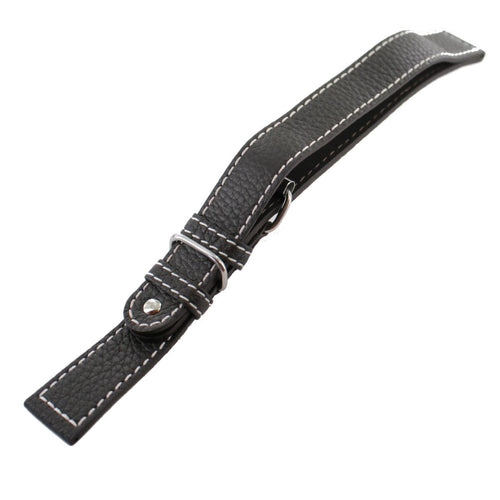 Ingersoll Ersatzband für Uhren Leder braun Naht ws Dornschl. Si 22 mm Sp. XL
