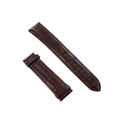 Ingersoll Ersatzband für Uhren Leder braun glänzend  Kroko 20 mm