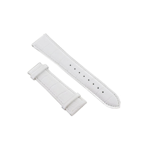 Ingersoll Ersatzband für Uhren Leder weiss Kroko 22 mm