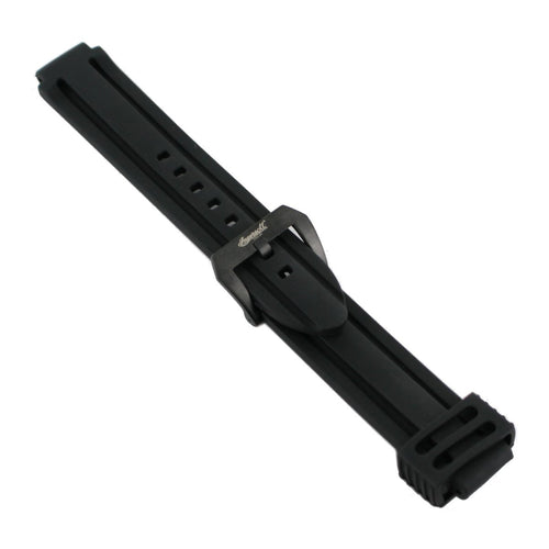 Ingersoll Ersatzband für Uhren Silikon schwarz Dornschließe SW 18 mm IN6101