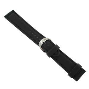 Ingersoll Ersatzband für Uhren Leder Textil schwarz Dornschließe Si 22 mm