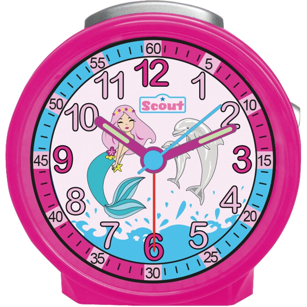 Scout Kinder Wecker Alarm Friends Wasserwelt Pink Mädchen 280001037-1