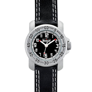 Scout Kinder Uhr Lernuhr Action Boys schwarz weiss  280376033