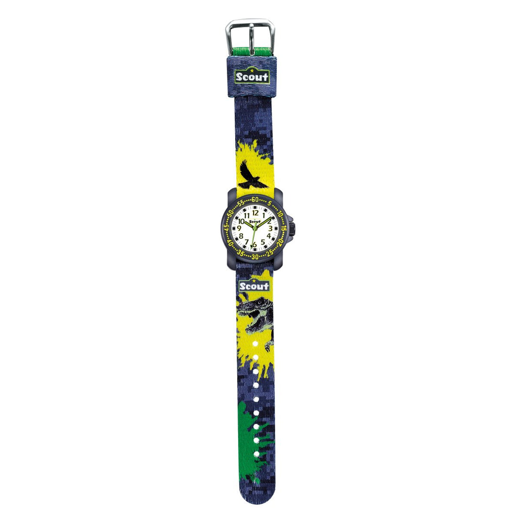 Scout Kinder Uhr Lernuhr Action Boys Dino 280376039