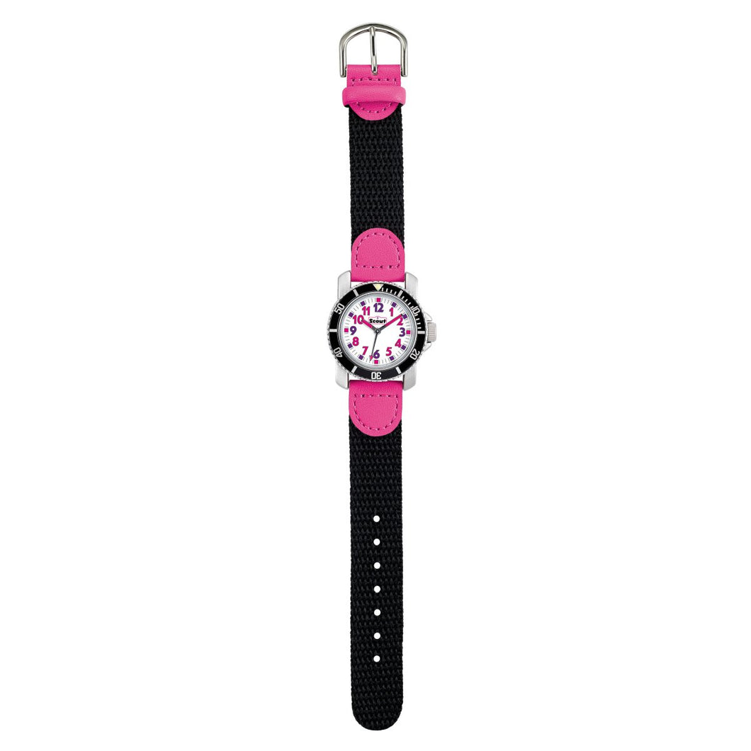 Scout Kinder Uhr Lernuhr Diver - Pink Mädchen 280377001