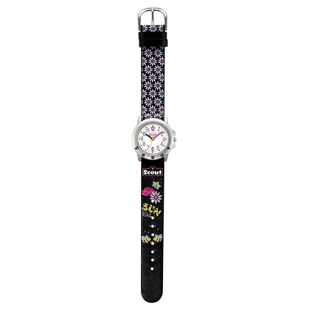Scout Kinder Uhr Lernuhr Star Kids Blumen Mädchenuhr 280393027