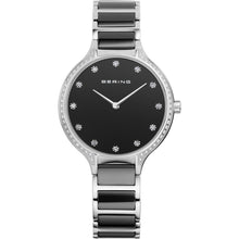 Laden Sie das Bild in den Galerie-Viewer, Bering Damen Uhr Armbanduhr Slim Ceramic - 30434-742 Edelstahl