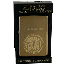 Laden Sie das Bild in den Galerie-Viewer, Zippo Feuerzeug Modell 31 Solid Brass Statue of Liberty