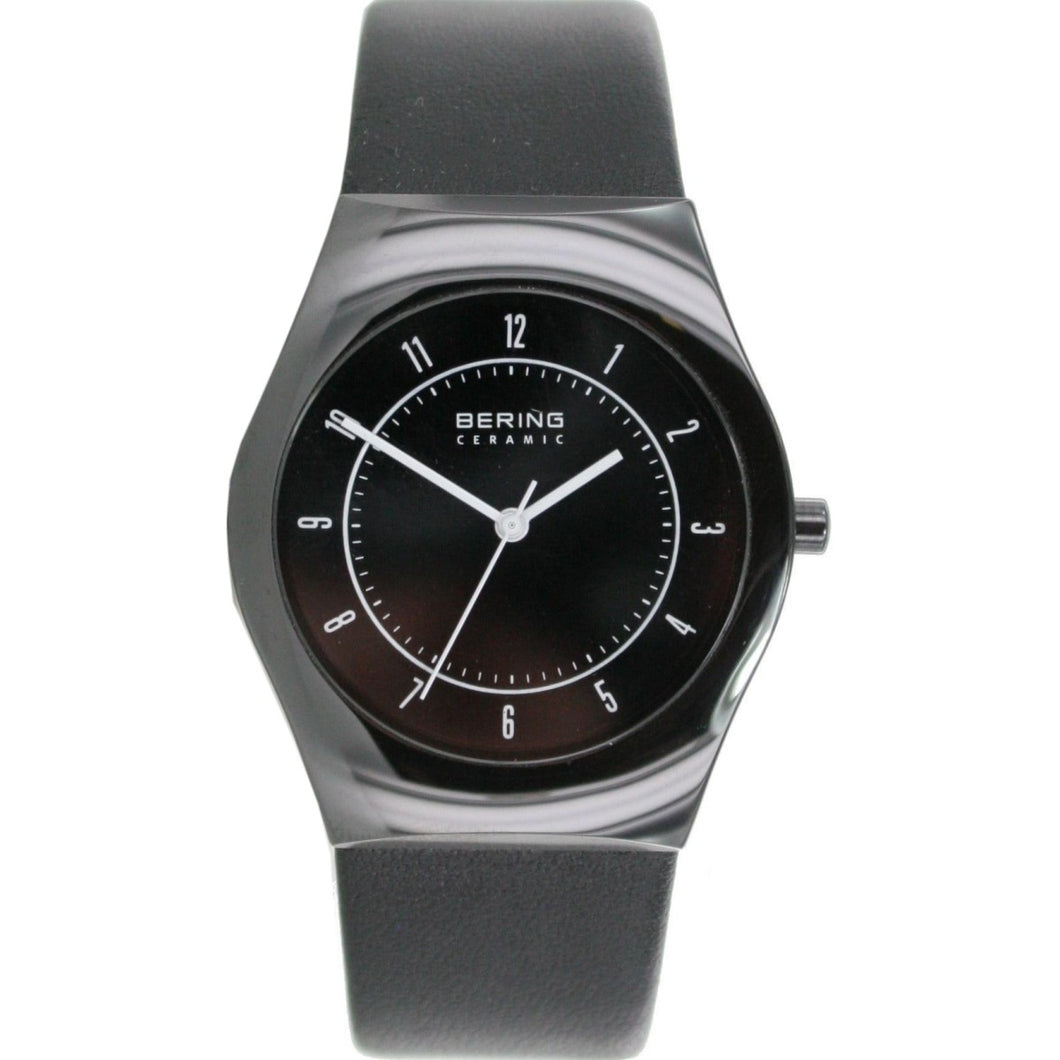 Bering Unisex Uhr Armbanduhr Slim Ceramic - 32035-442-1 Leder