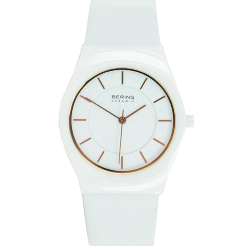 Bering Unisex Uhr Armbanduhr Slim Ceramic - 32035-656-1 Leder