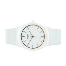 Laden Sie das Bild in den Galerie-Viewer, Bering Unisex Uhr Armbanduhr Slim Ceramic - 32035-656-1 Leder