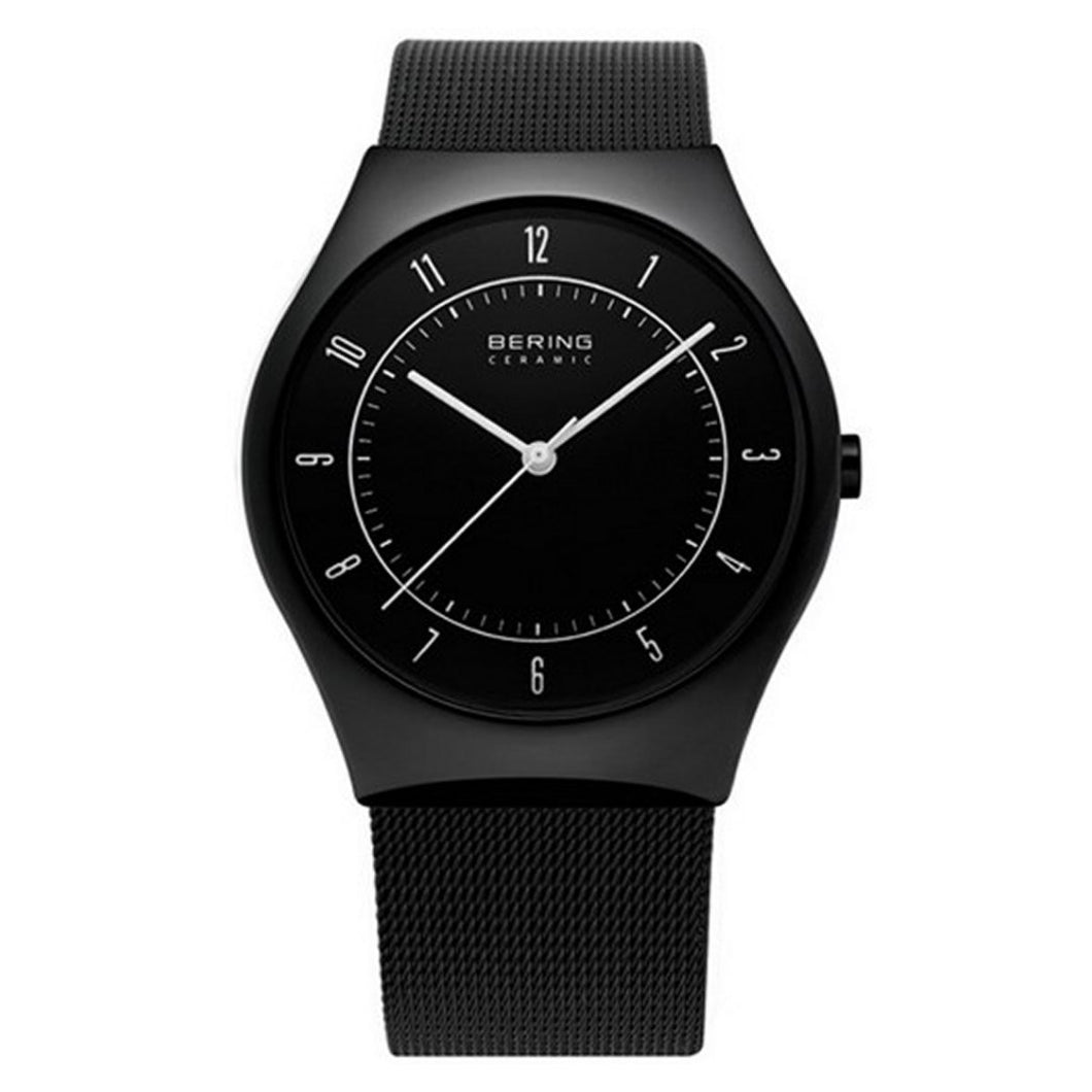 Bering Herren Uhr Armbanduhr Slim Ceramic - 32039-446 Meshband