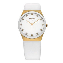 Laden Sie das Bild in den Galerie-Viewer, Bering Damen Uhr Armbanduhr Slim Ceramic - 32230-686 Leder