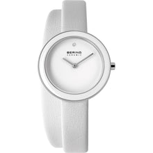 Laden Sie das Bild in den Galerie-Viewer, Bering Damen Uhr Armbanduhr Slim Ceramic - 33128-854-1 Leder
