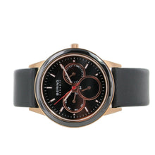 Laden Sie das Bild in den Galerie-Viewer, Bering Herren Uhr Armbanduhr Slim Ceramic - 33840-446-1 Leder