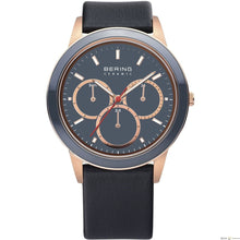 Laden Sie das Bild in den Galerie-Viewer, Bering Herren Unisex  Uhr Armbanduhr Slim Ceramic -33840-467 Leder