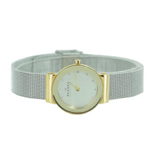 Laden Sie das Bild in den Galerie-Viewer, Skagen Damen Uhr Armbanduhr Slimline Edelstahl 358SGSCD