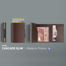 Laden Sie das Bild in den Galerie-Viewer, Ögon Smart Wallets - CASCADE TITANIUM CARBON Automatische Geldbörse