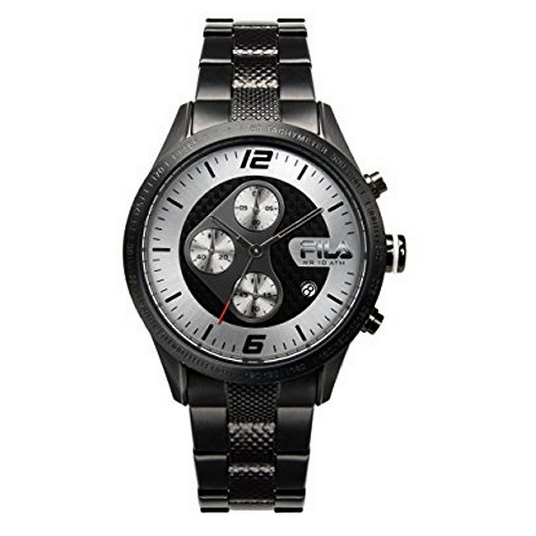 Fila Herren Uhr Chronograph Edelstahl FA38-001-003