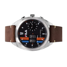Laden Sie das Bild in den Galerie-Viewer, Fila Herren Uhr Armbanduhr DRUM ROLLER 38-844-001 Leder