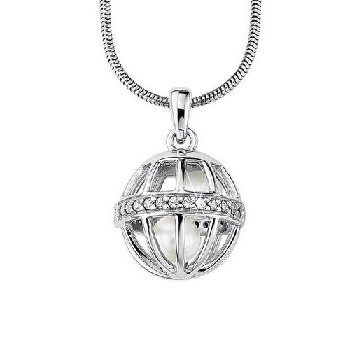 s.Oliver Jewel Damen Kette Collier Silber Zyrkonia SO641/1 - 385817