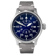 Laden Sie das Bild in den Galerie-Viewer, Aristo Herren Uhr Armbanduhr Fliegeruhr Pilot Automatik 3H210 Leder