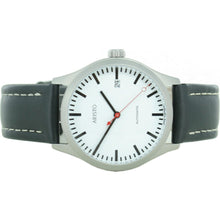 Laden Sie das Bild in den Galerie-Viewer, Aristo Herren Uhr Automatic Edelstahl Bahnhof 3H191 Leder