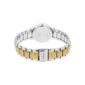 s.Oliver Damen Uhr Armbanduhr Edelstahl bicolor 2038591