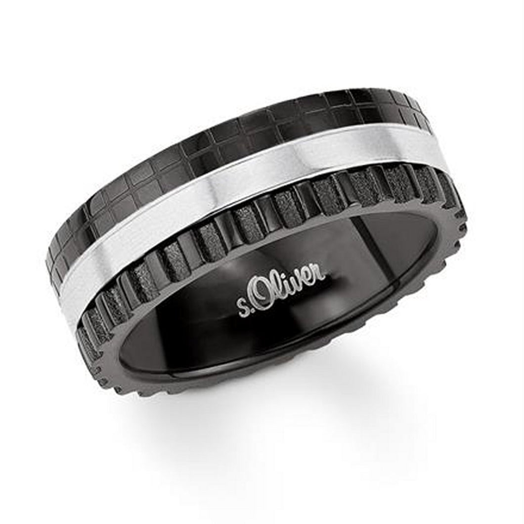s.Oliver Jewel Herren Ring Edelstahl SO799