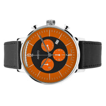 Laden Sie das Bild in den Galerie-Viewer, Aristo Bauhaus Herren Uhr Chronograph Edelstahl 4H237 Leder